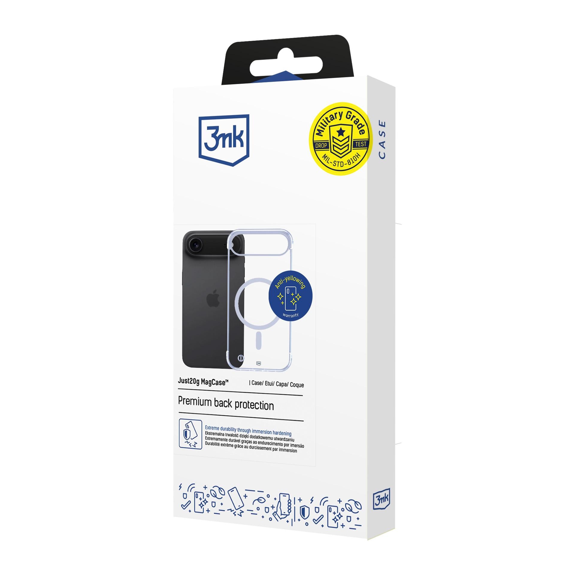3mk Just20g MagCase til iPhone 17 Air – Gennemsigtig