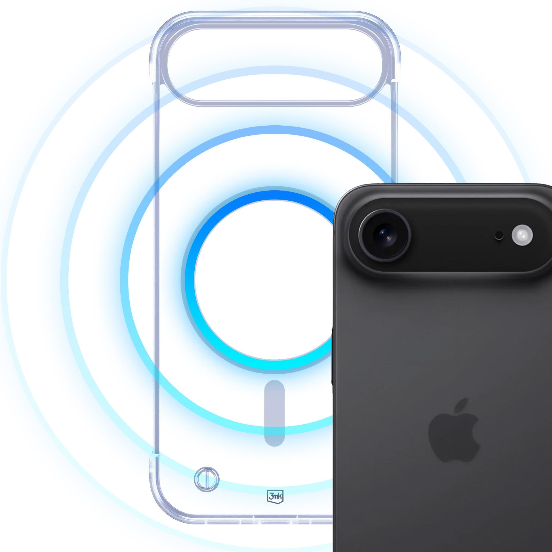 3mk Just20g MagCase til iPhone 17 Air – Gennemsigtig