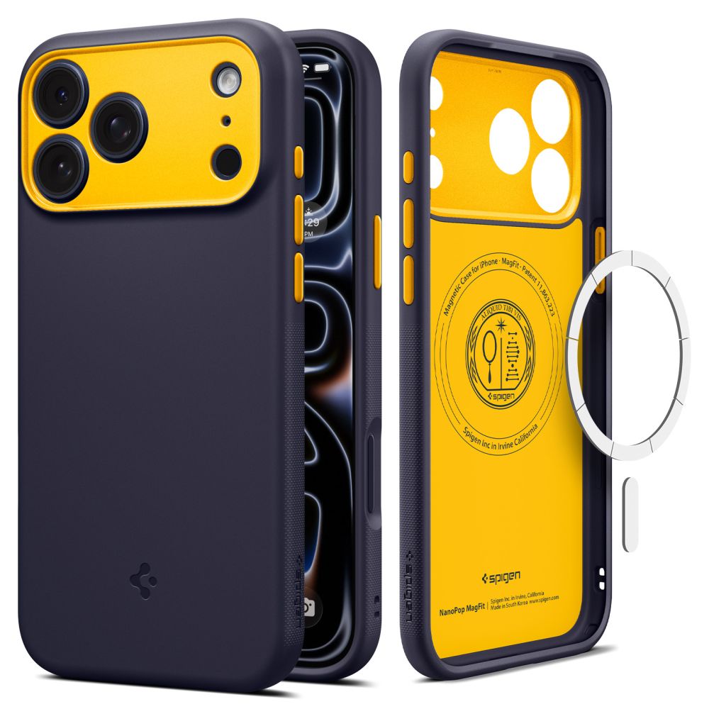 Spigen Nano Pop MagSafe-fodral för iPhone 18 Pro / 17 Pro – Blått