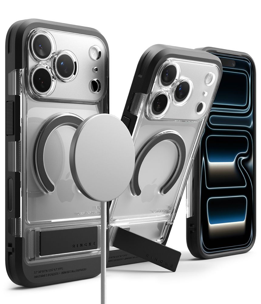 Ringke UX magnetisk etui til iPhone 18 Pro / 17 Pro – gennemsigtigt