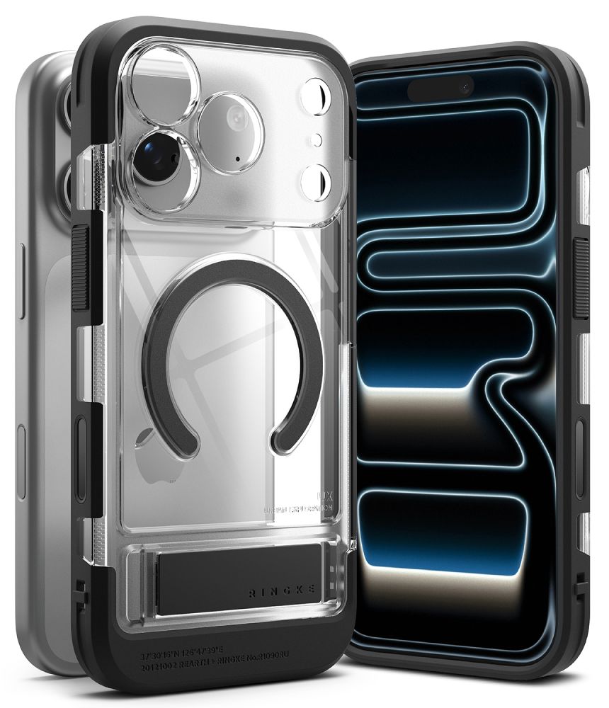 Ringke UX magnetisk etui til iPhone 18 Pro / 17 Pro – gennemsigtigt
