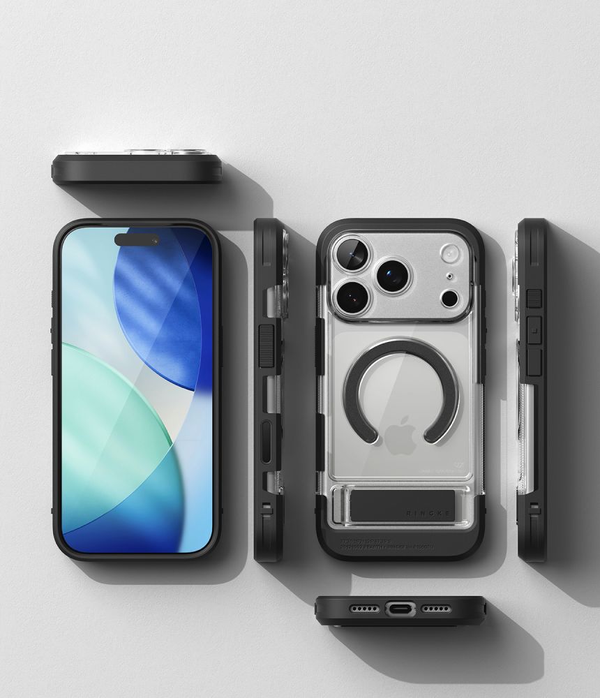Ringke UX magnetisk etui til iPhone 18 Pro / 17 Pro – gennemsigtigt