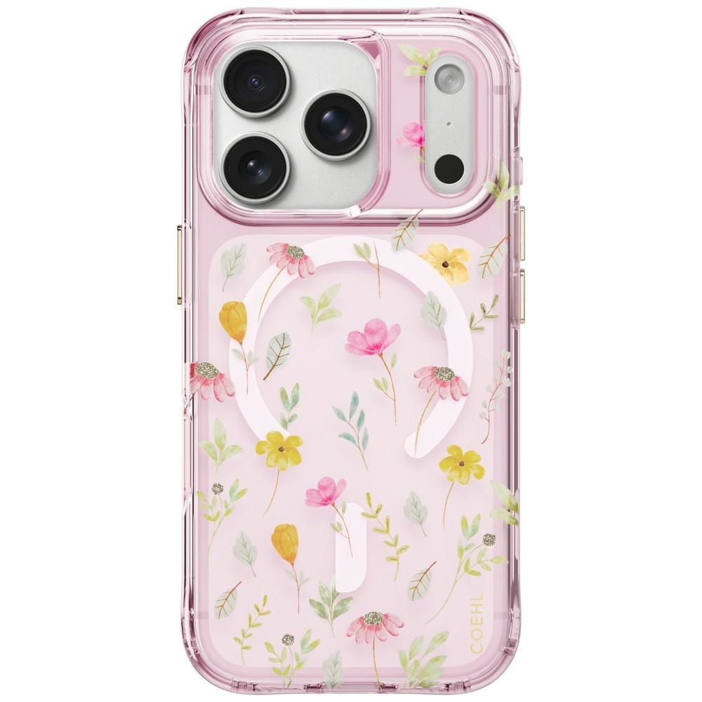 Uniq Coehl Evie magnetiskt laddningsfodral för iPhone 18 Pro / 17 Pro – Rosa