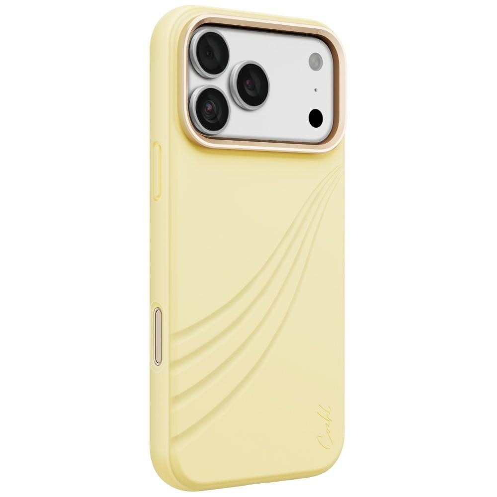 Uniq Coehl Serina magnetiskt laddningsfodral för iPhone 18 Pro Max / 17 Pro Max – Gult