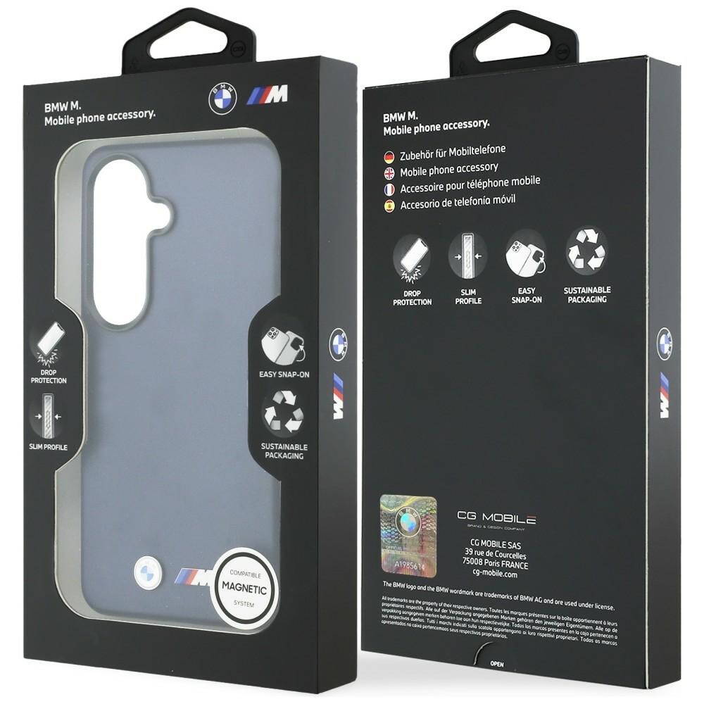 BMW M Metal-logo MagSafe-etui til Samsung Galaxy S26 – marineblå