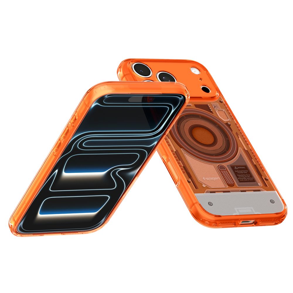 Spigen Ultra Hybrid MagSafe-etui til iPhone 18 Pro Max / 17 Pro Max – Orange