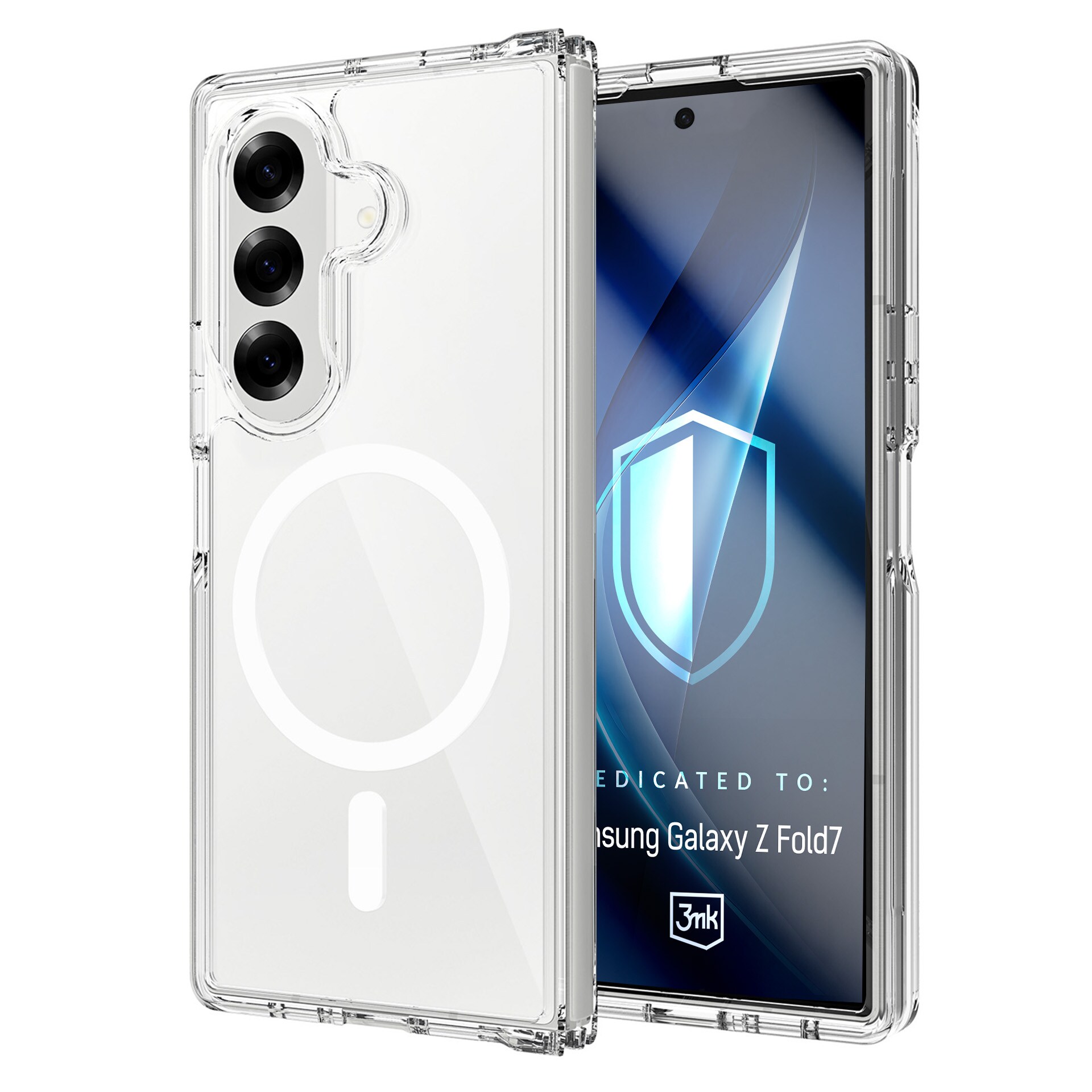 3mk Armor MagCase till Samsung Galaxy Z Fold 7 – Transparent