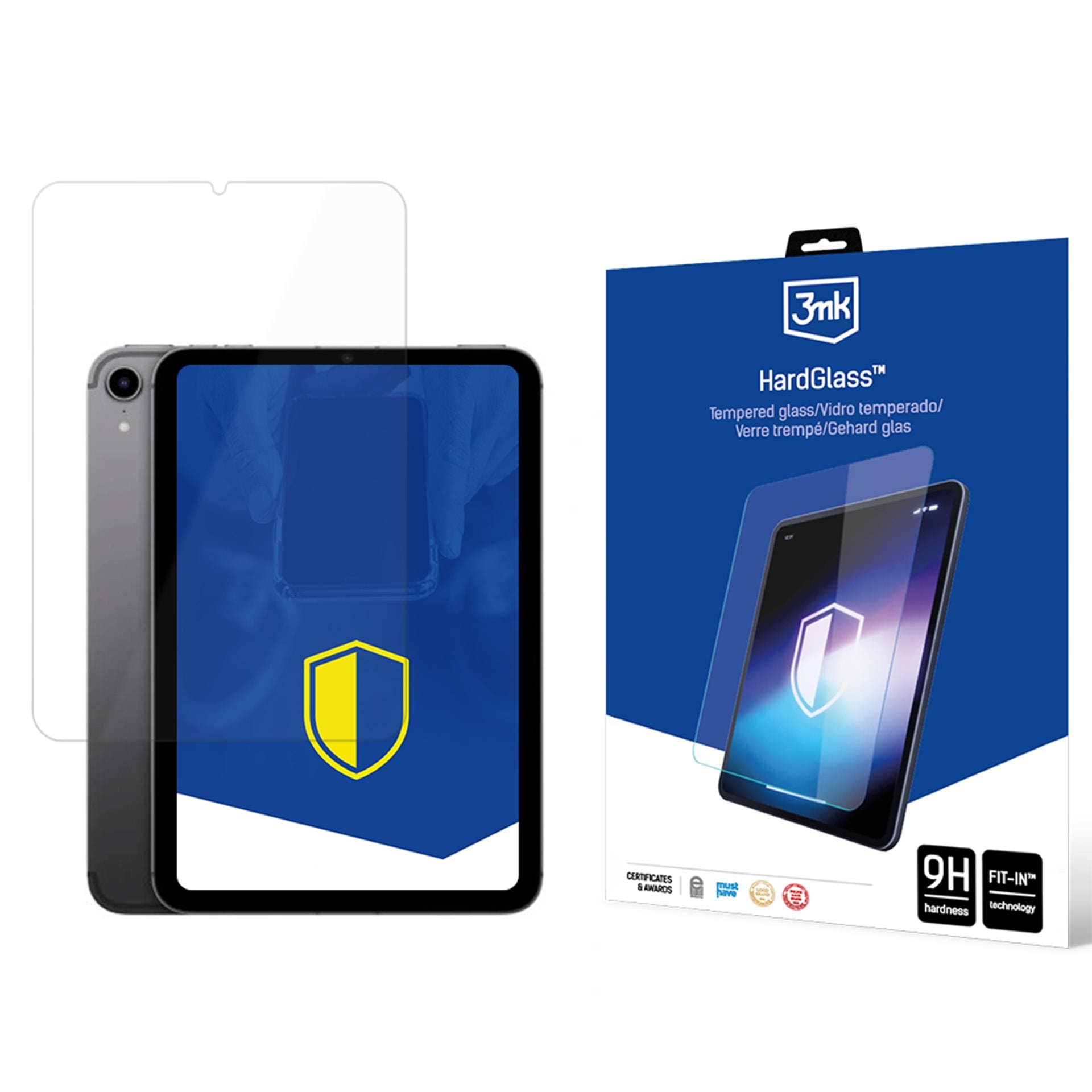 3mk HardGlass härdat glas för iPad mini 8,3" 2021 (6:e gen) / iPad mini 8,3" 2024 (7:e gen)