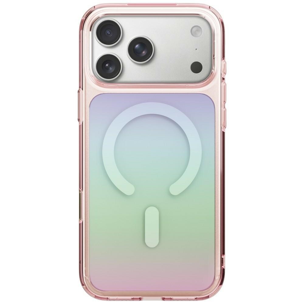 Uniq Coehl Estelle magnetiskt laddningsfodral för iPhone 18 Pro / 17 Pro – Rosa