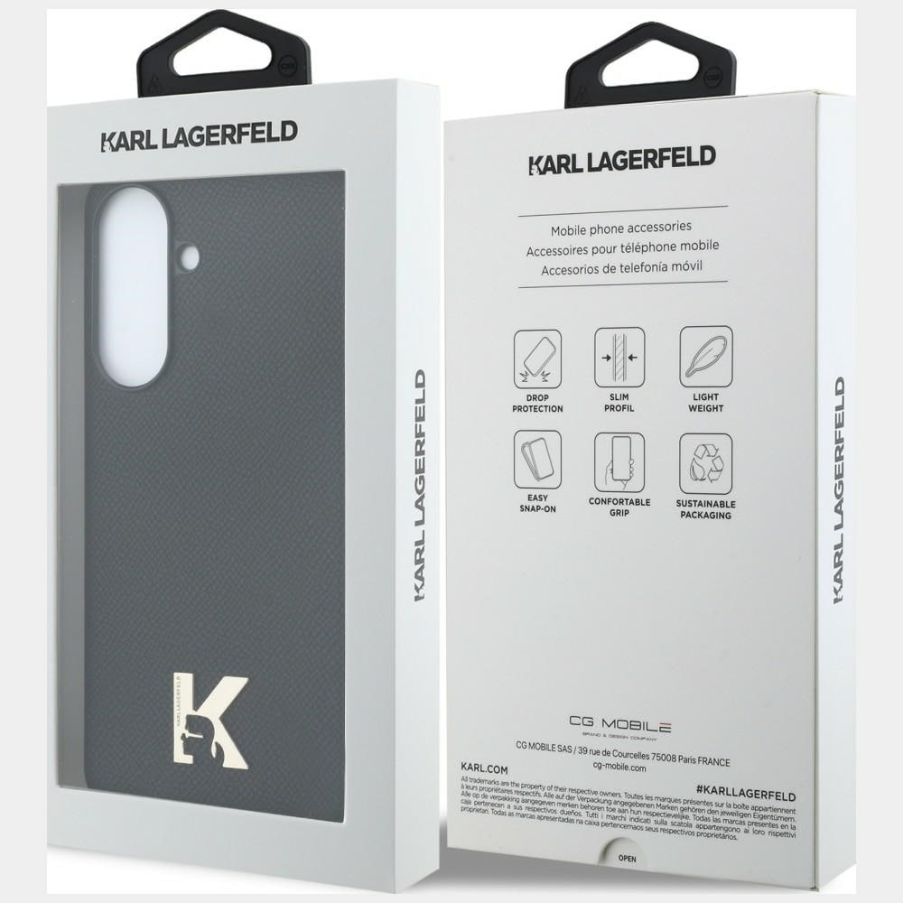 Karl Lagerfeld Karl Head Logo-etui til Samsung Galaxy A37 5G – Sort