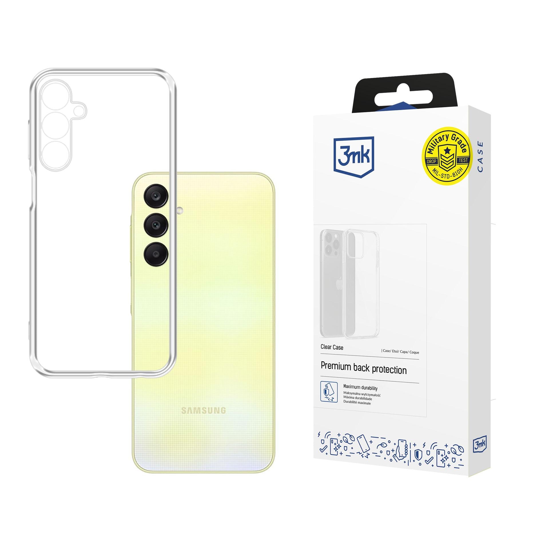 3mk genomskinligt skal till Samsung Galaxy A25 5G – transparent