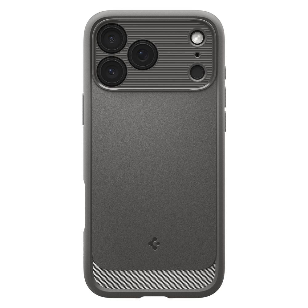 Spigen Rugged Armor MagSafe-etui til iPhone 18 Pro / 17 Pro – Grå