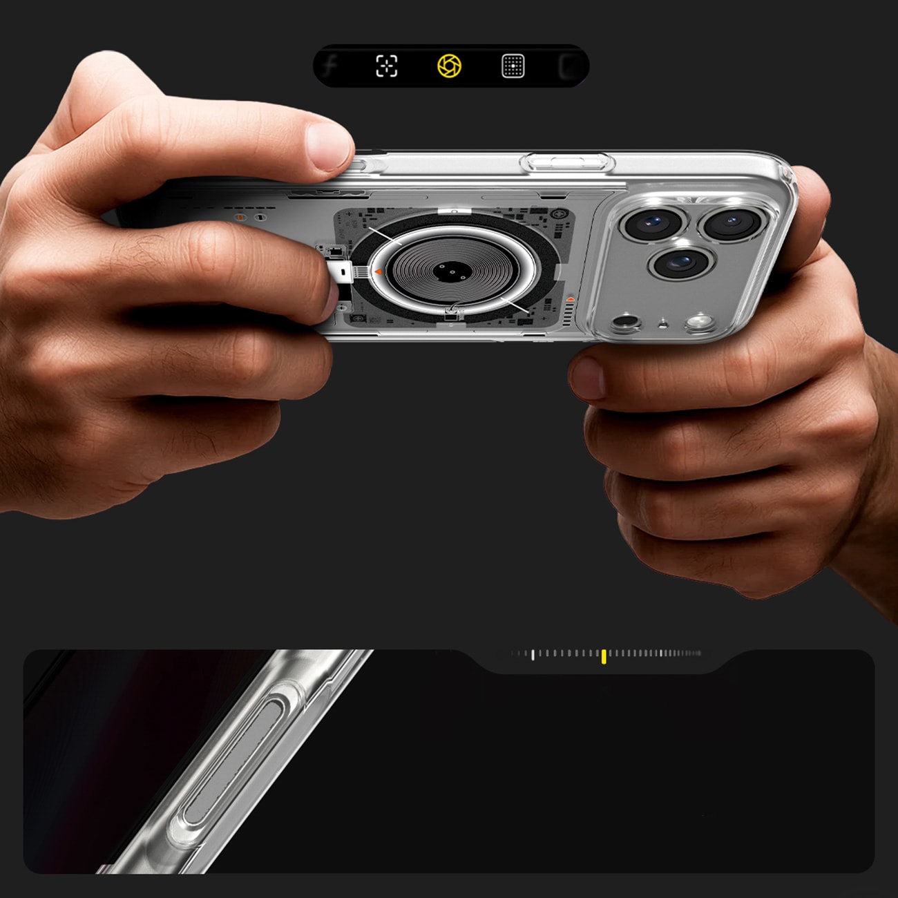 Spigen Ultra Hybrid MagSafe-etui til iPhone 18 Pro / 17 Pro – neo one