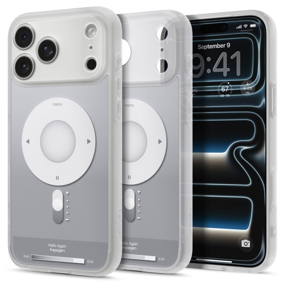 Spigen Ultra Hybrid MagSafe-fodral för iPhone 18 Pro / 17 Pro – silver