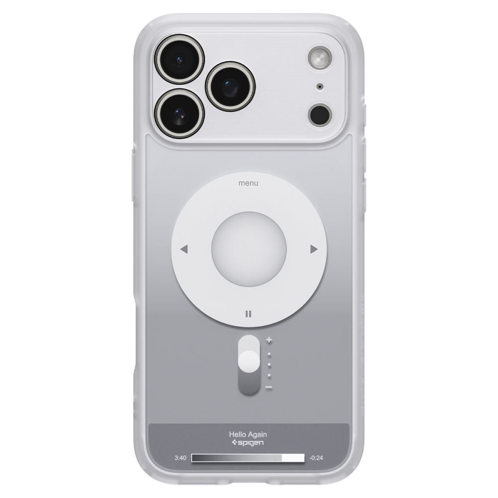 Spigen Ultra Hybrid MagSafe-etui til iPhone 18 Pro / 17 Pro – sølv