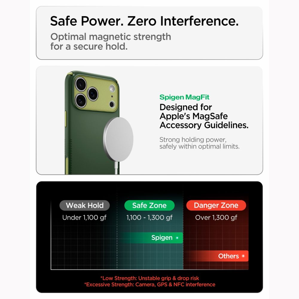 Spigen Nano Pop MagSafe-etui til iPhone 18 Pro / 17 Pro – Grøn