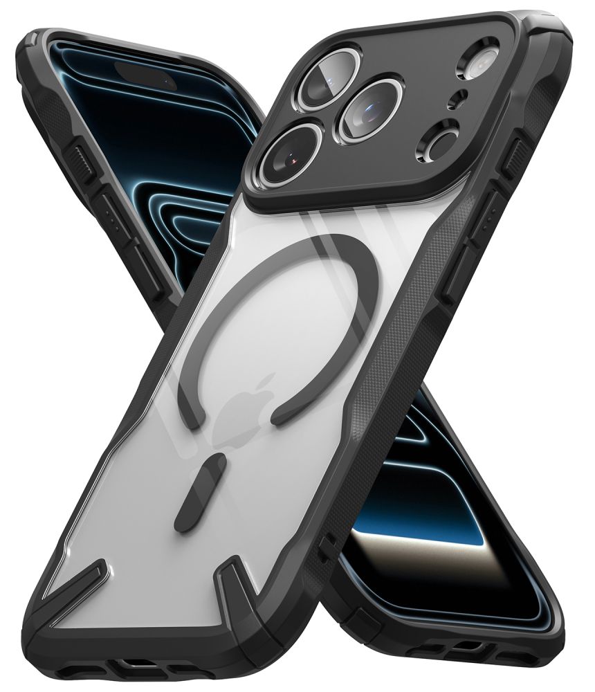 Ringke Fusion X magnetisk MagSafe-etui til iPhone 18 Pro Max / 17 Pro Max – Sort
