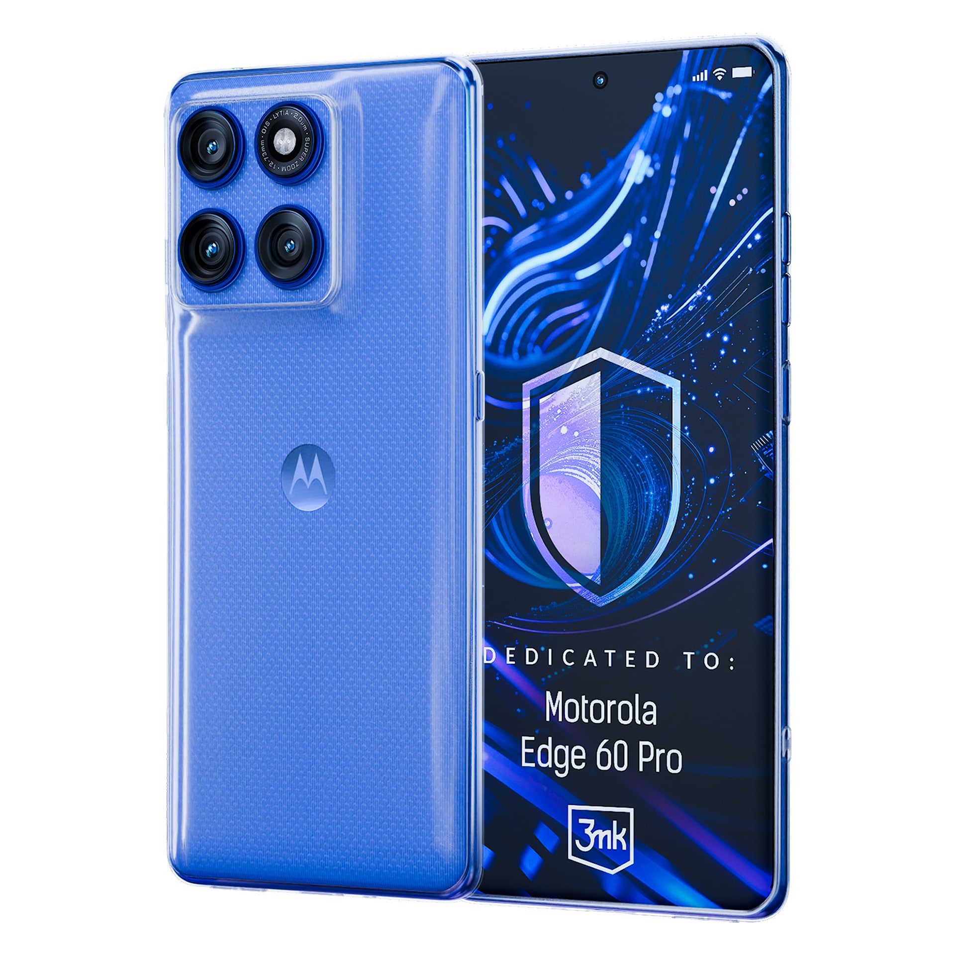 3mk genomskinligt skal till Motorola Edge 60 Pro – transparent