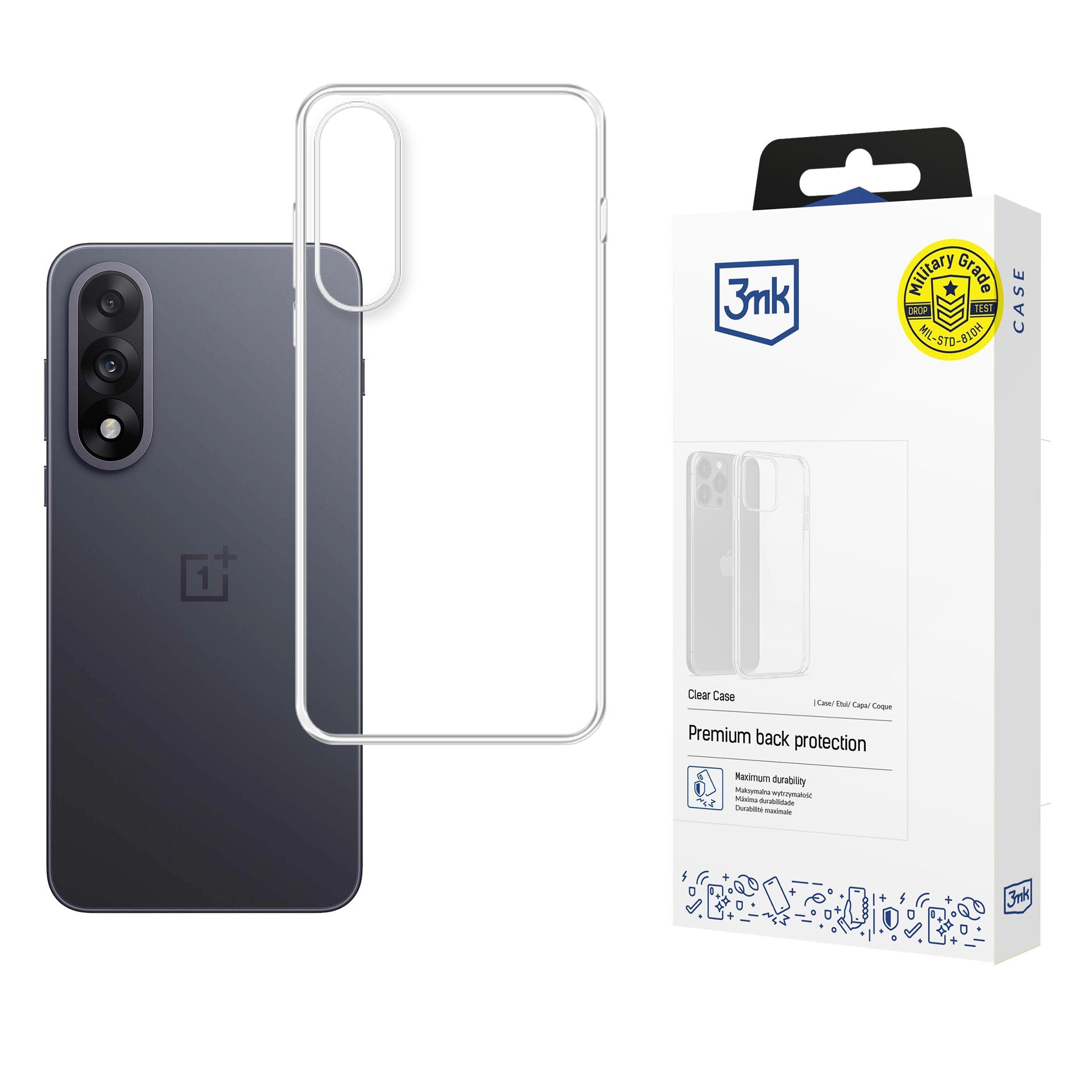 3mk genomskinligt skal till OnePlus Nord 5 – transparent