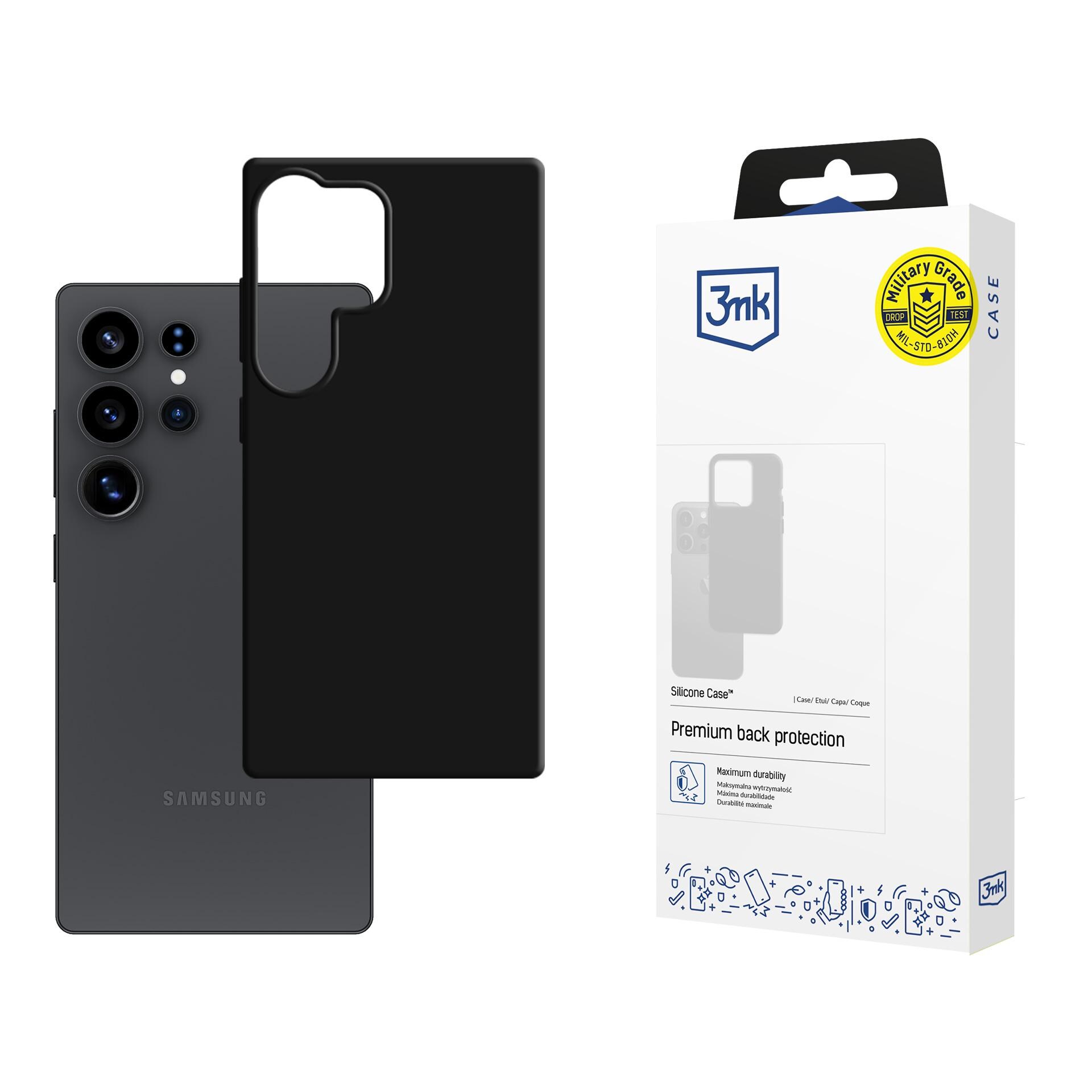 3mk silikonskal till Samsung Galaxy S25 Ultra – svart