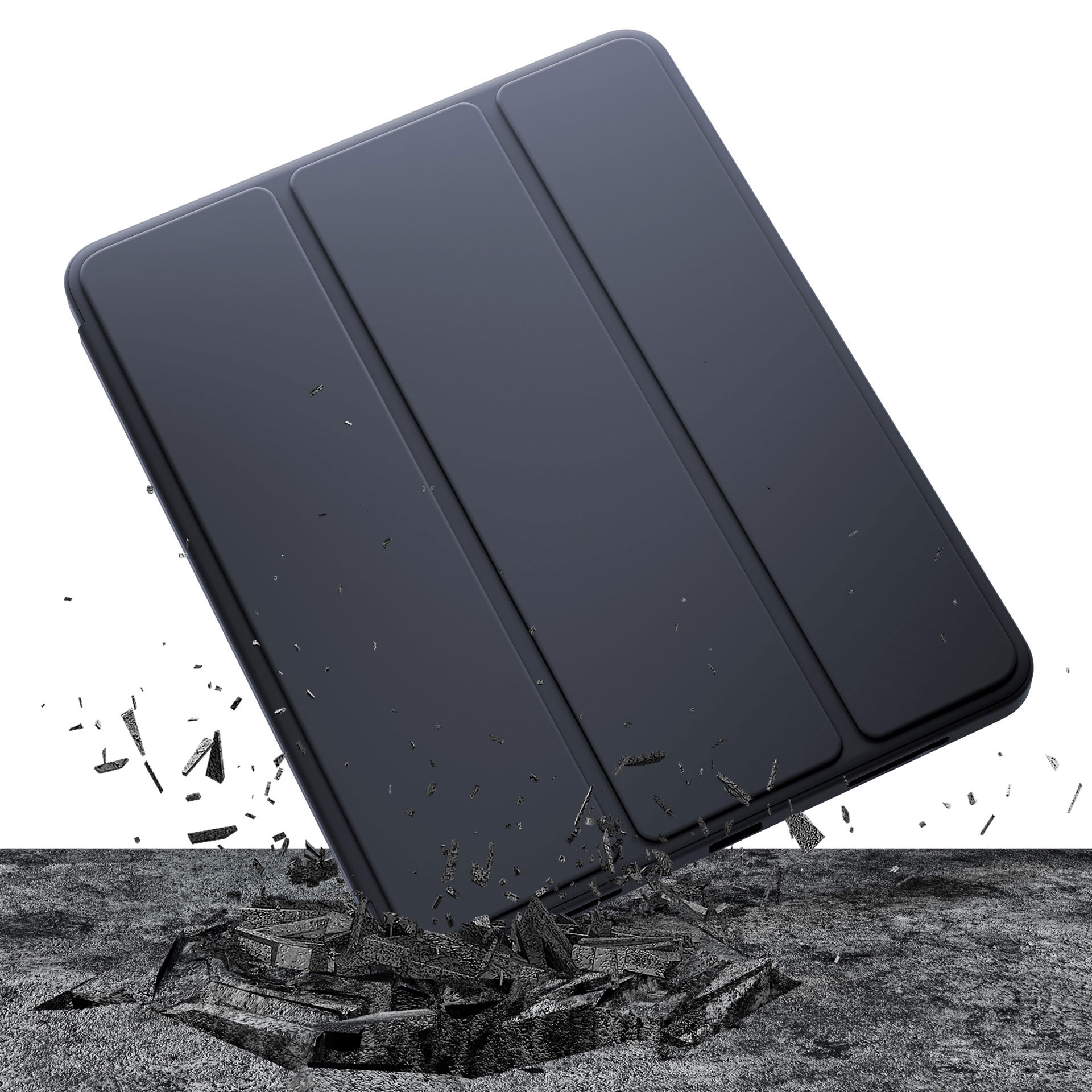 Blødt etui til Samsung Galaxy Tab S10 FE – Sort