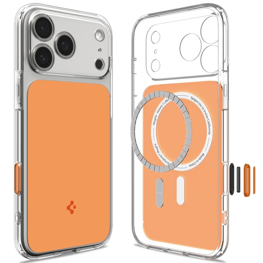 Spigen Ultra Hybrid MagSafe-etui til iPhone 18 Pro / 17 Pro – Orange
