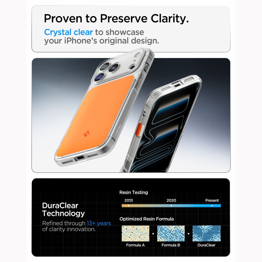 Spigen Ultra Hybrid MagSafe-etui til iPhone 18 Pro / 17 Pro – Orange