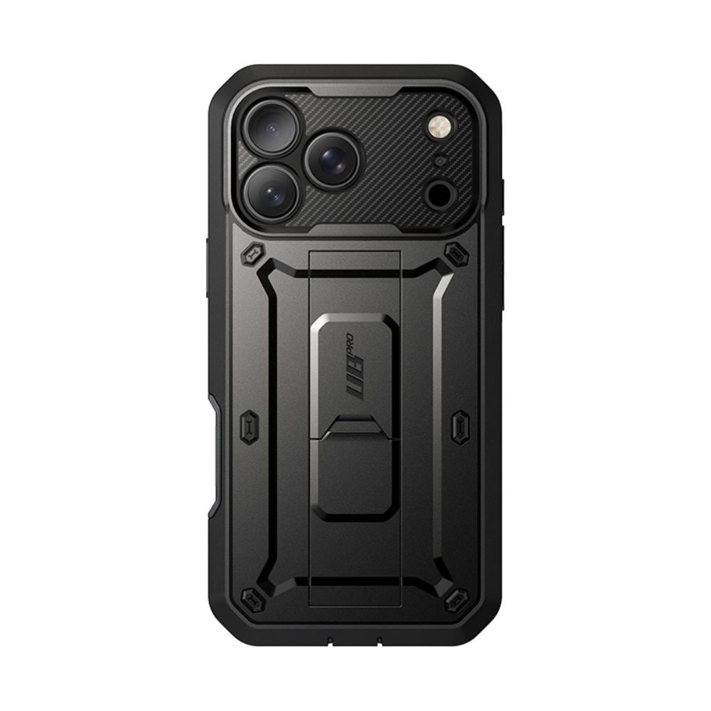Supcase Unicorn Beetle Pro-etui til iPhone 18 Pro / 17 Pro – Sort