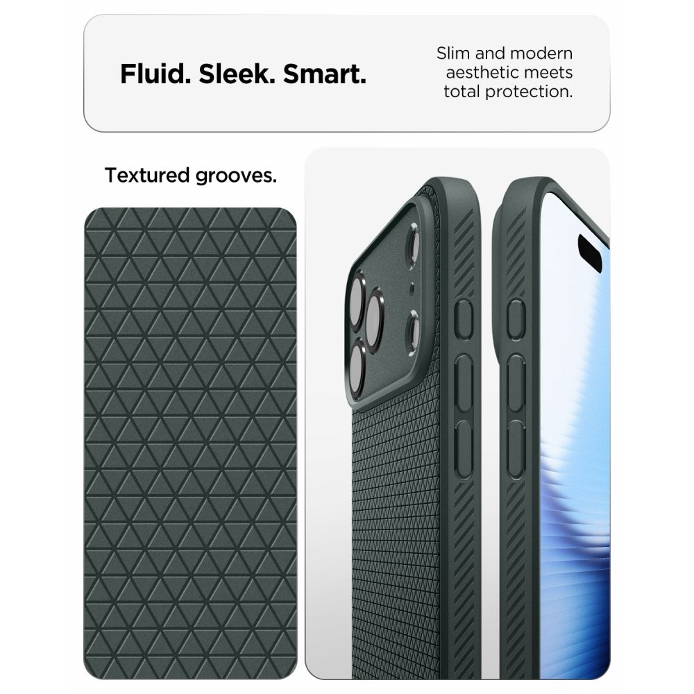 Spigen Athlex Air-etui til iPhone 18 Pro / 17 Pro – Grøn