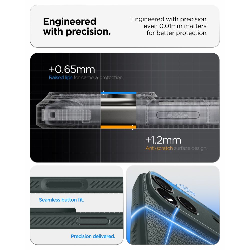 Spigen Athlex Air-etui til iPhone 18 Pro / 17 Pro – Grøn
