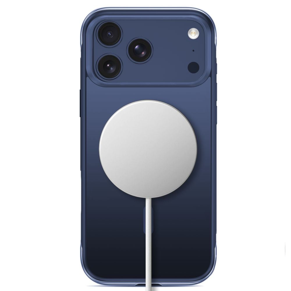 Tech-Protect MagAir MagSafe CC-etui til iPhone 18 Pro Max / 17 Pro Max – mat mørkeblå