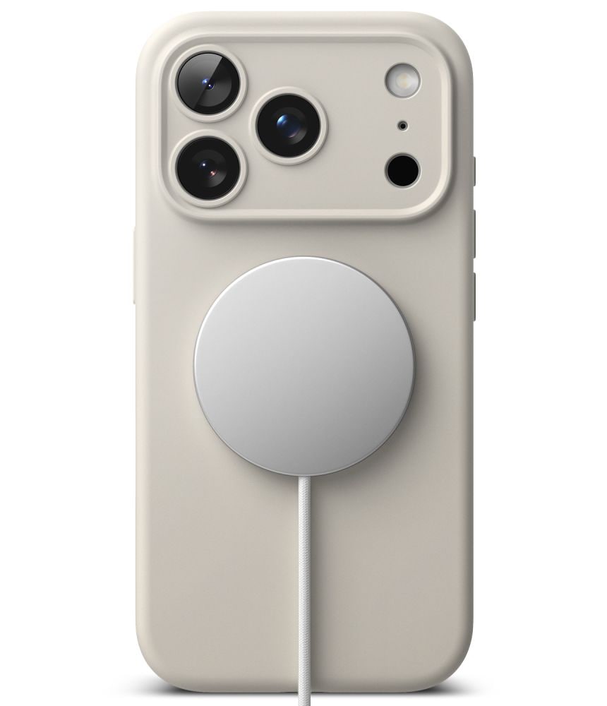 Ringke MagSafe-etui i silikone til iPhone 18 Pro – beige
