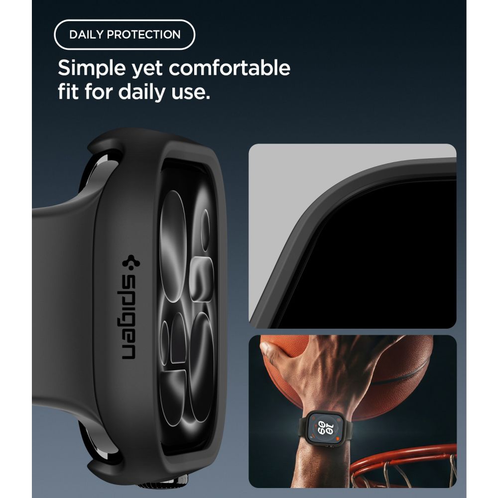 Spigen Thin Fit-etui til Apple Watch 42 mm – Sort