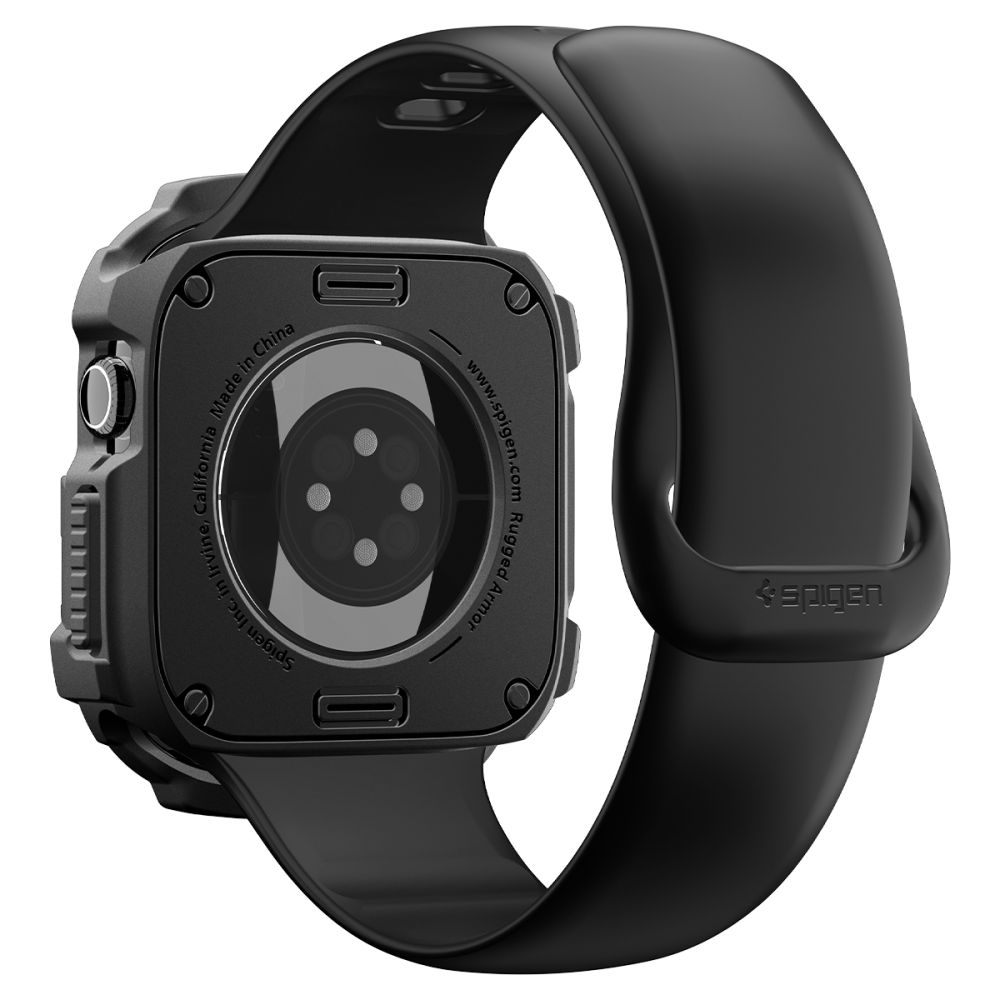 Spigen Rugged Armor-etui til Apple Watch 42 mm – mat sort
