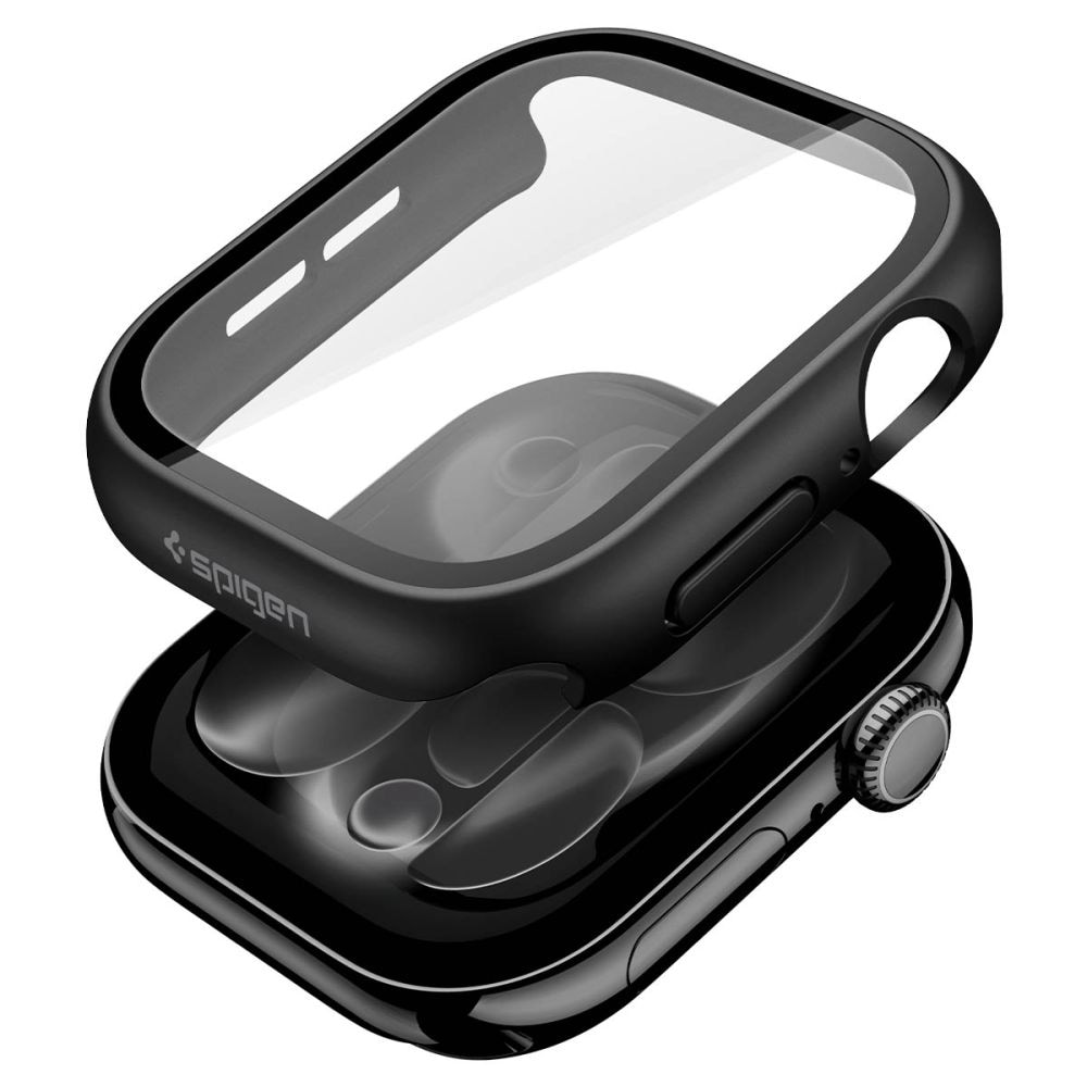 Spigen Thin Fit 360-etui Spigen Thin Fit 360-etui til Apple Watch 42 mm – Sort