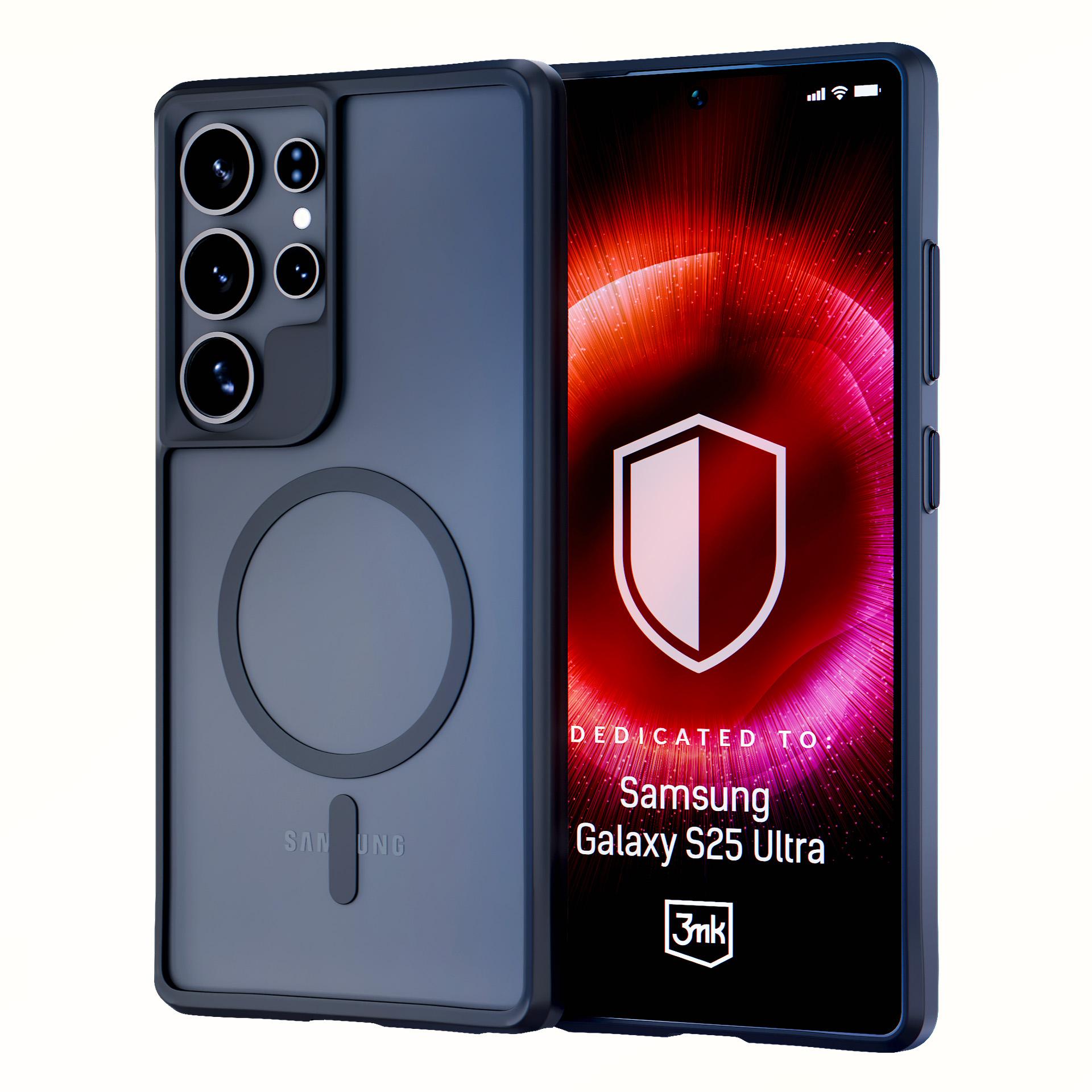 3mk Satin Armor MagCase till Samsung Galaxy S25 Ultra – genomskinligt