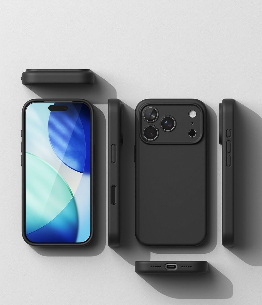 Ringke silikone-MagSafe-etui til iPhone 18 Pro Max – sort