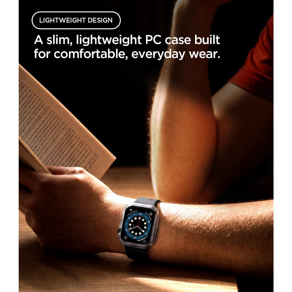 Spigen Thin Fit-etui til Apple Watch 42 mm – gennemsigtigt