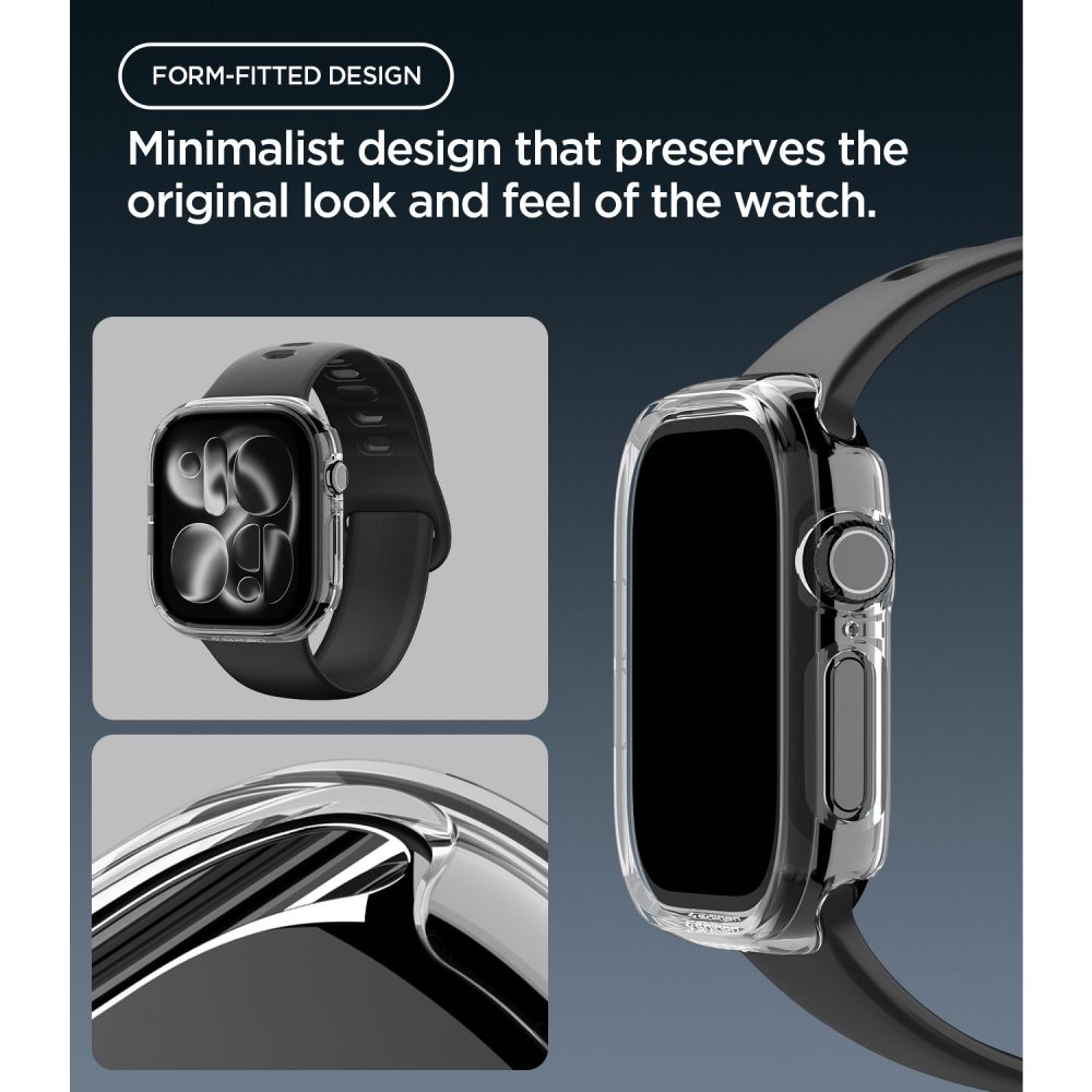 Spigen Thin Fit-etui til Apple Watch 42 mm – gennemsigtigt
