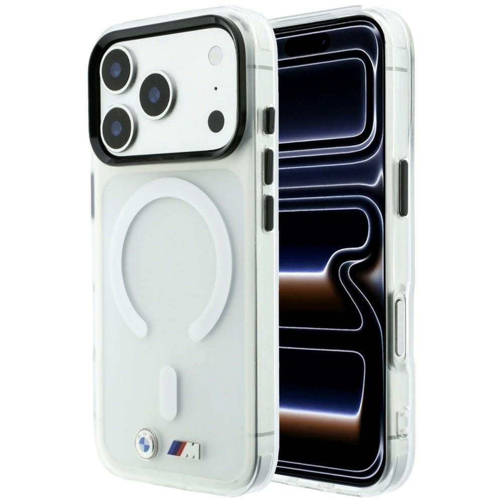 BMW M IML-etui m. frostet metal-logo/-detaljer & MagSafe til iPhone 18/17 Pro Max – klar