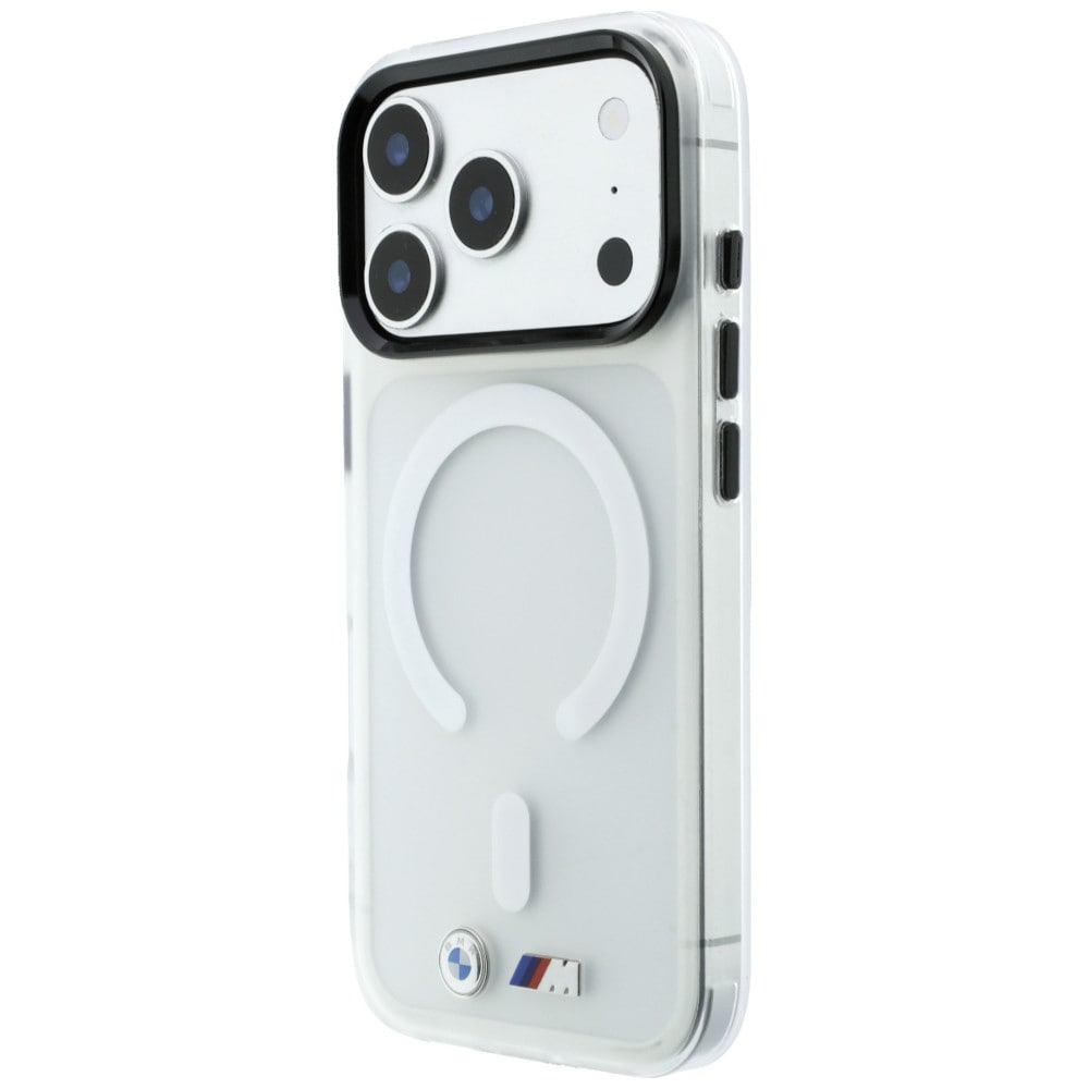BMW M IML-etui m. frostet metal-logo/-detaljer & MagSafe til iPhone 18/17 Pro Max – klar