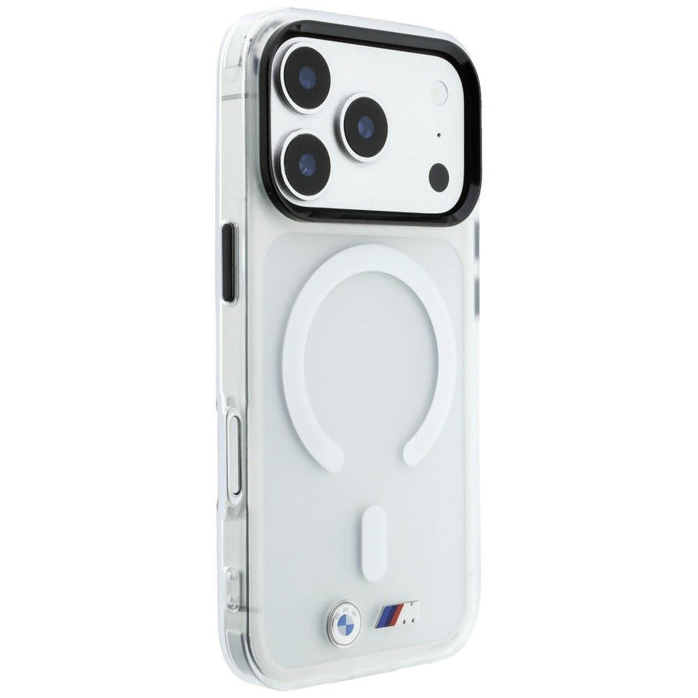 BMW M IML-etui m. frostet metal-logo/-detaljer & MagSafe til iPhone 18/17 Pro Max – klar