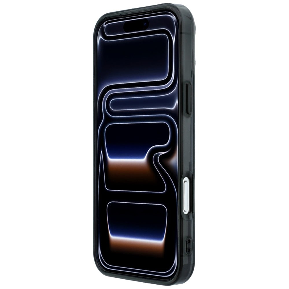 Mercedes AMG IML gennemsigtigt tofarvet MagSafe-etui m/blokmønster til iPhone 18/17 Pro Max – Sort