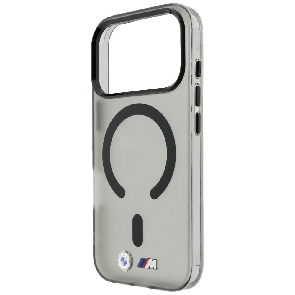 BMW M IML-etui m. frostet metal-logo/-detaljer og MagSafe til iPhone 18 Pro/17 Pro – Sort
