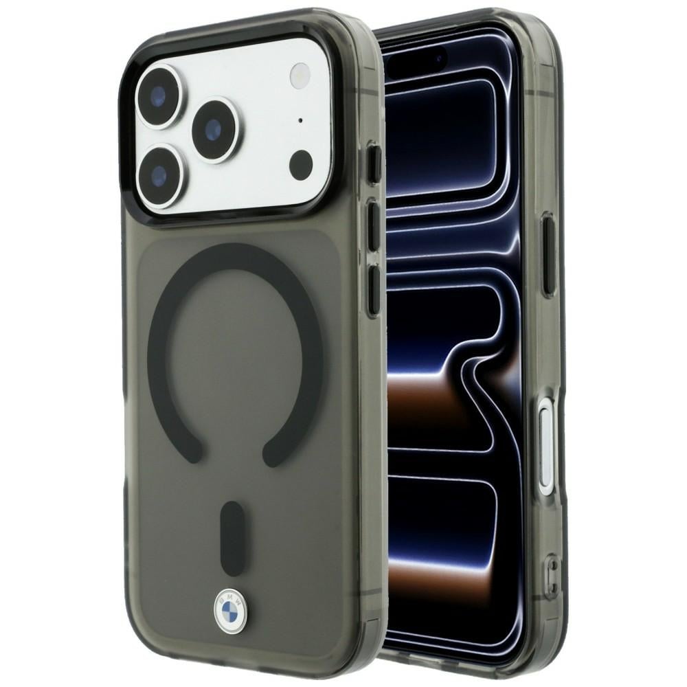 BMW M IML-etui m. frostet metal-logo/-detaljer & MagSafe til iPhone 18 Pro/17 Pro – Sort