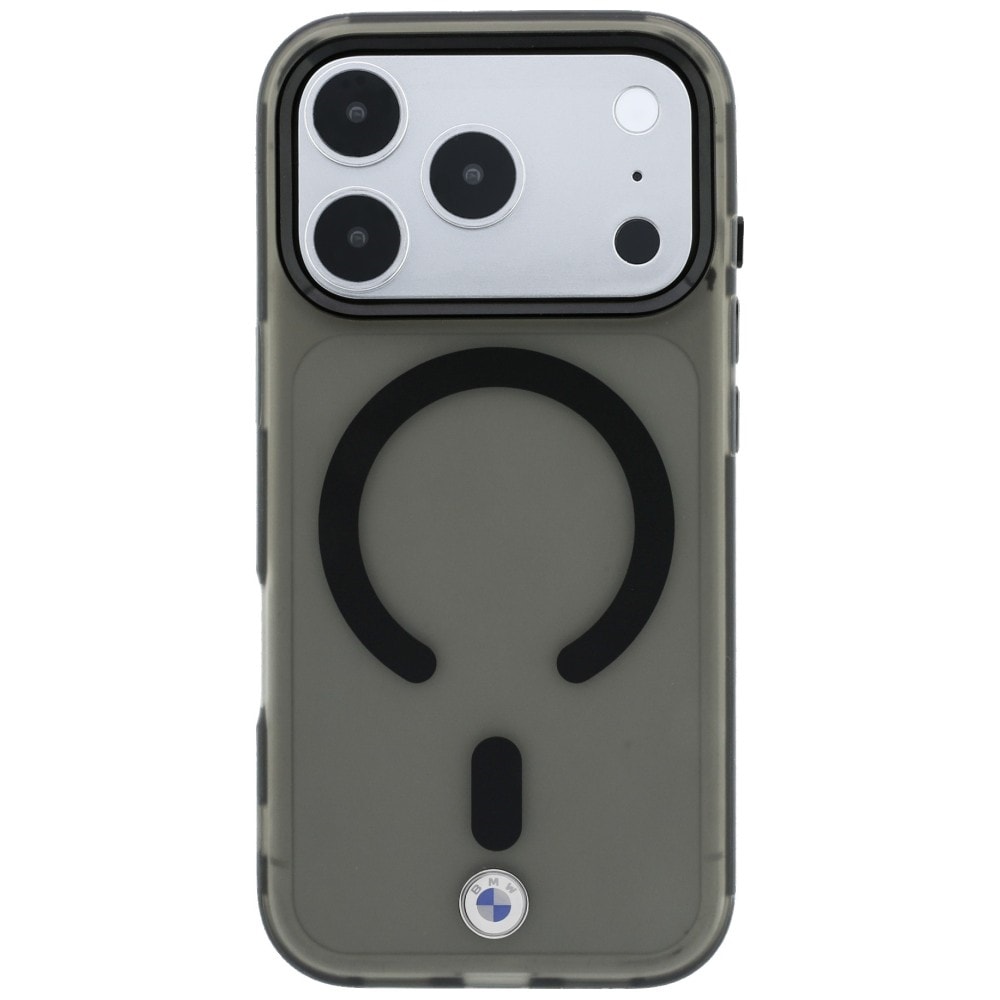 BMW M IML-etui m. frostet metal-logo/-detaljer & MagSafe til iPhone 18 Pro/17 Pro – Sort