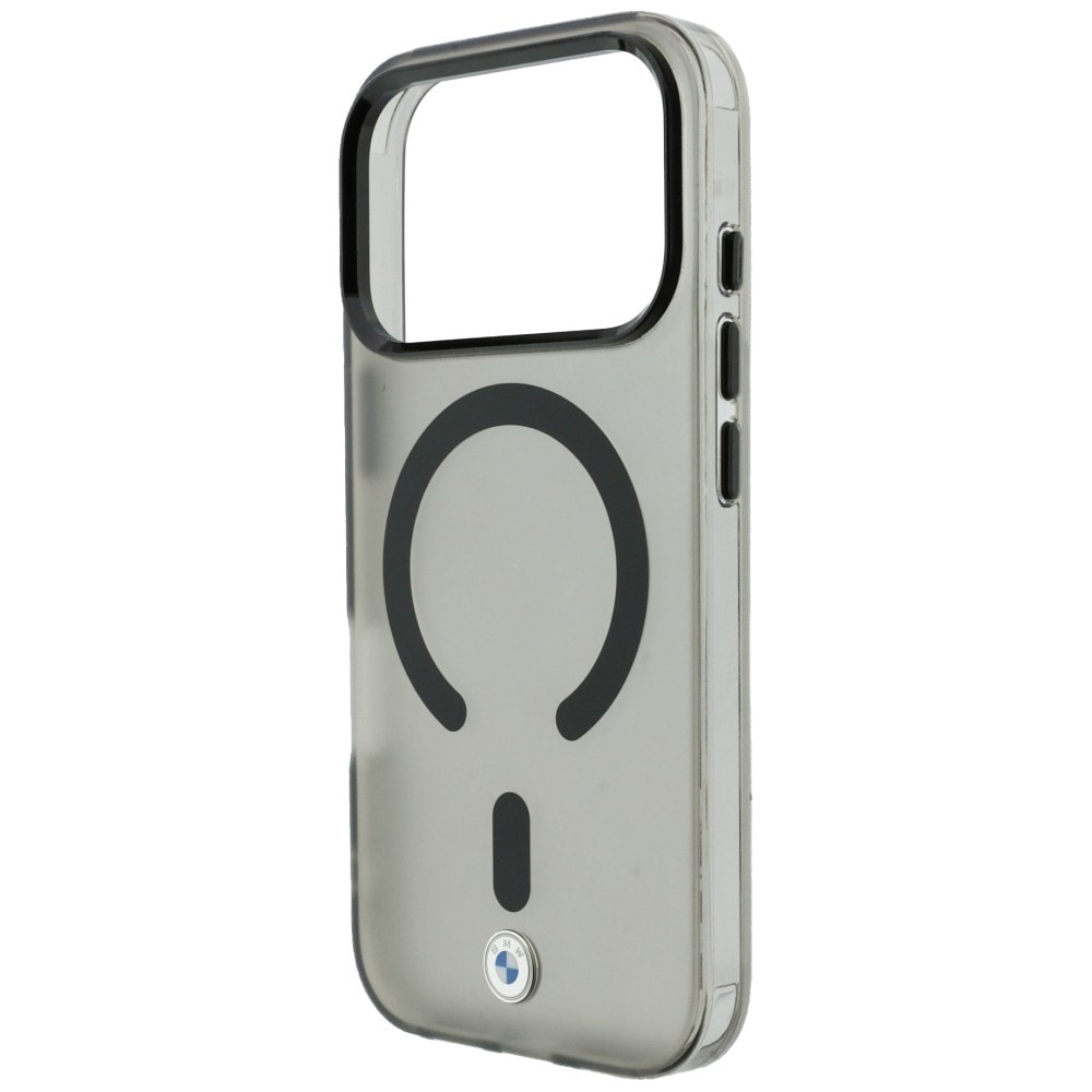 BMW M IML-etui m. frostet metal-logo/-detaljer & MagSafe til iPhone 18 Pro/17 Pro – Sort