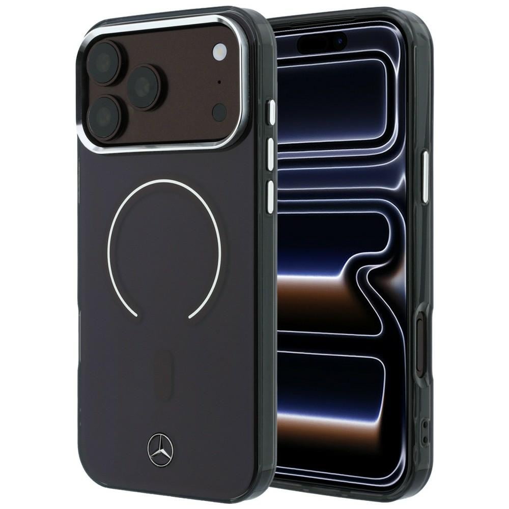 Mercedes MagSafe-etui med ikonisk logo i to lag til iPhone 18 Pro Max / 17 Pro Max – burgunder