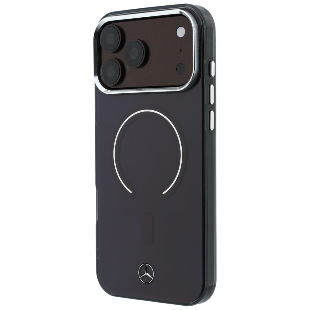 Mercedes MagSafe-etui med ikonisk logo i to lag til iPhone 18 Pro Max / 17 Pro Max – burgunder