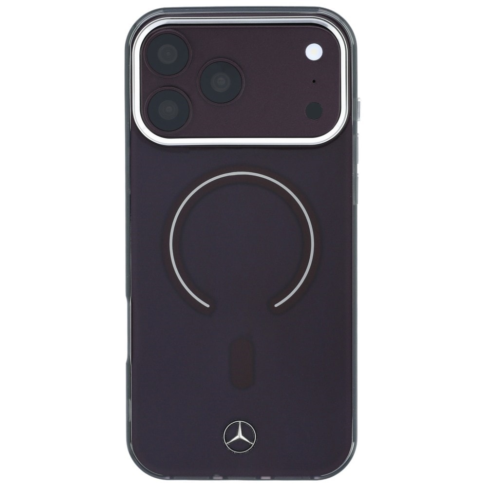 Mercedes MagSafe-etui med ikonisk logo i to lag til iPhone 18 Pro Max / 17 Pro Max – burgunder